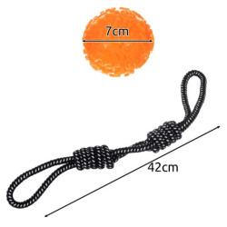 Набор игрушек для собак Purlov 24388 (Black/Yellow) Thumb