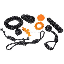 Набор игрушек для собак Purlov 24388 (Black/Yellow)