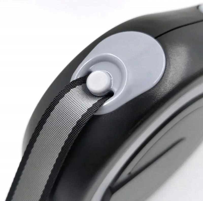 Поводок автоматический Purlov 19786 (Black/Grey)