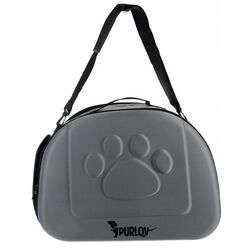 Сумка для переноски животных Purlov 18270 (Black/Grey) Thumb