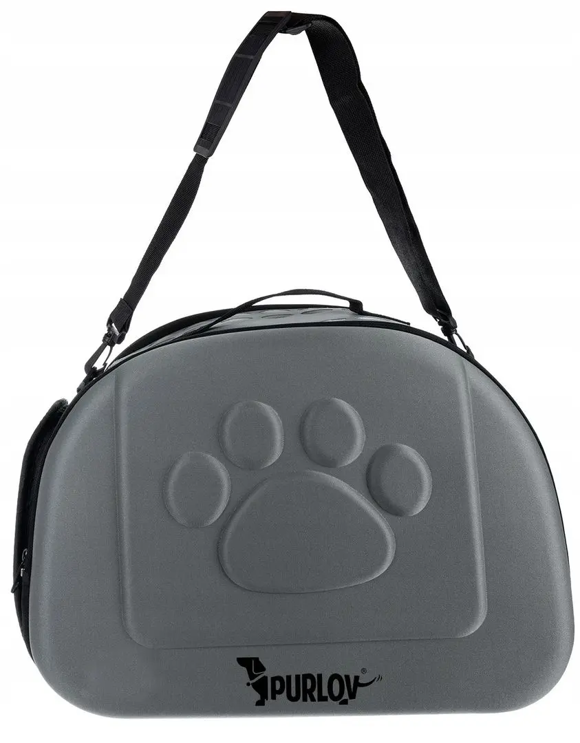 Сумка для переноски животных Purlov 18270 (Black/Grey)
