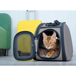 Сумка для переноски животных Purlov 18270 (Black/Grey) Thumb