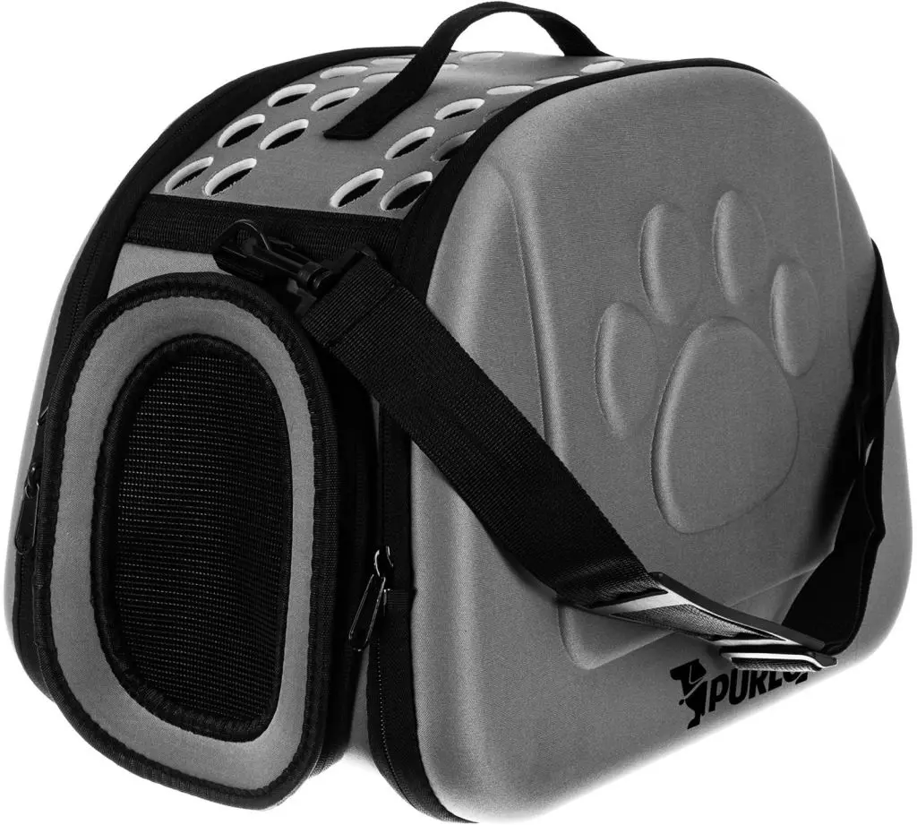 Сумка для переноски животных Purlov 18270 (Black/Grey)