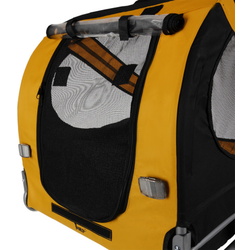 Велосипедный прицеп для животных Purlov 25373 (Black/Yellow) Thumb