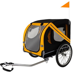 Велосипедный прицеп для животных Purlov 25373 (Black/Yellow)