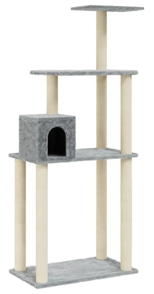 Игровой комплекс для кошек VidaXL 171477 (Light Grey)