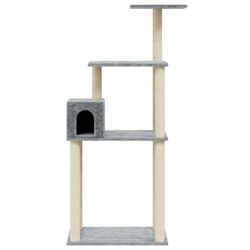 Ansamblu de joaca pentru pisici VidaXL 171477 (Light Grey)