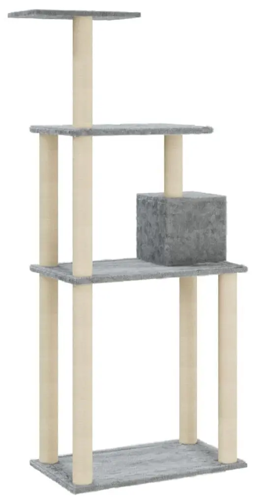 Игровой комплекс для кошек VidaXL 171477 (Light Grey)