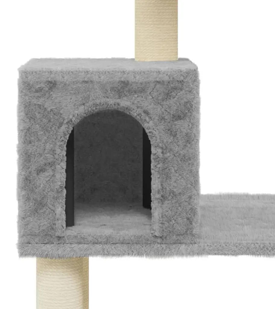 Игровой комплекс для кошек VidaXL 171477 (Light Grey)