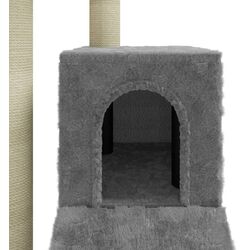 Игровой комплекс для кошек VidaXL 171513 (Light Grey) Thumb