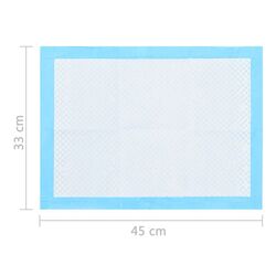 Комплект одноразовых пеленок для животных VidaXL 170754 45x33 100pcs Thumb