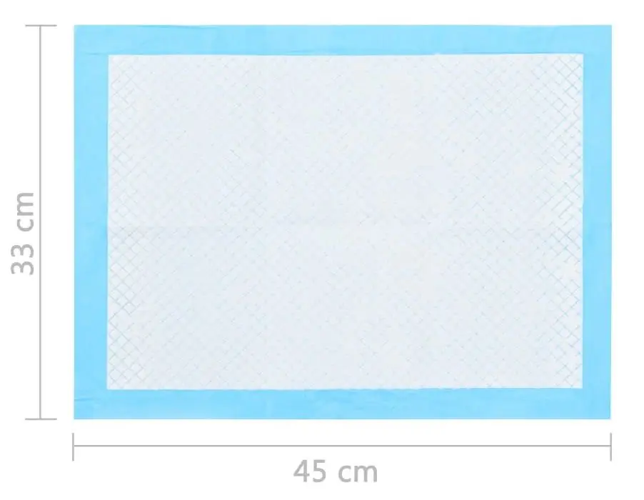 Set scutece de unica folosinta pentru animale VidaXL 170755 45x33 200pcs