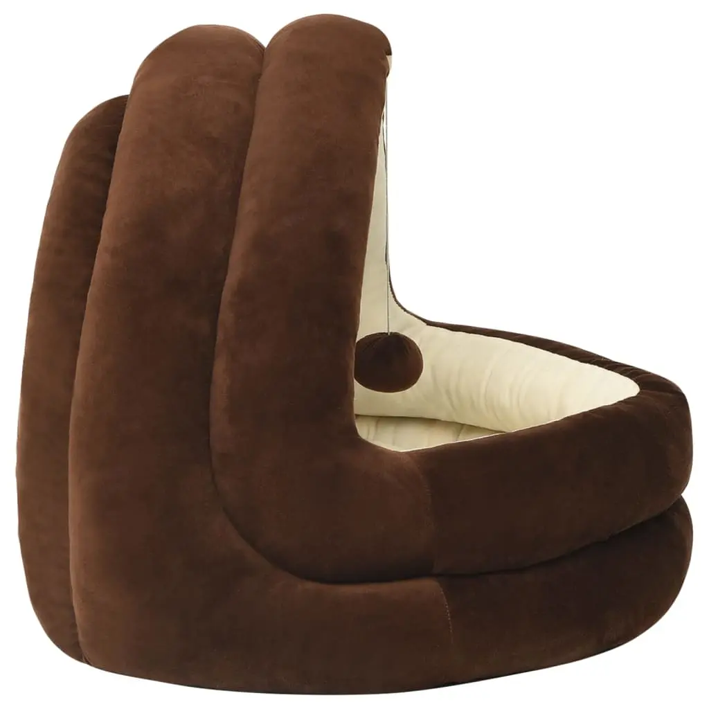 Culcus pentru animale VidaXL 171400 (Brown/Cream)