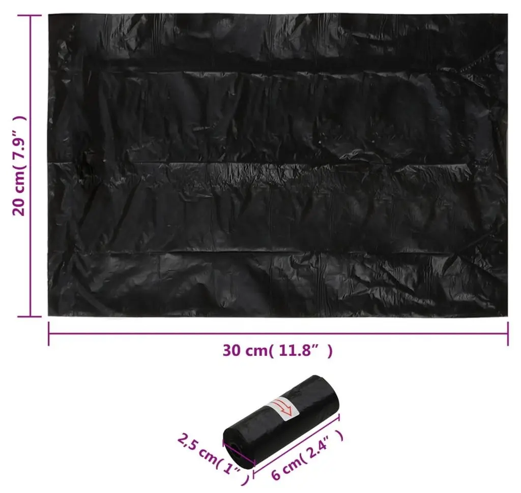 Набор гигиенических пакетов для собак VidaXL 172388 30x20 750pcs