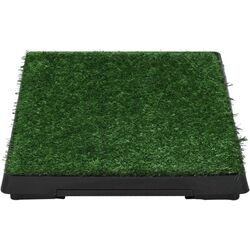 Туалет для домашних животных VidaXL 170766 (Green/Black) Thumb