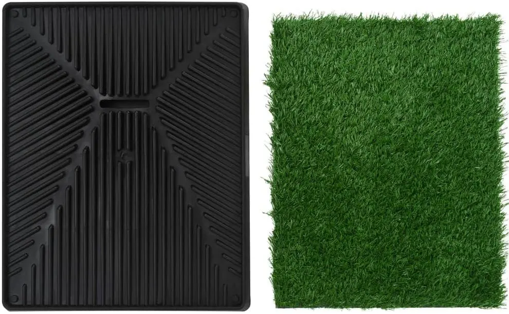 Туалет для домашних животных VidaXL 170766 (Green/Black)