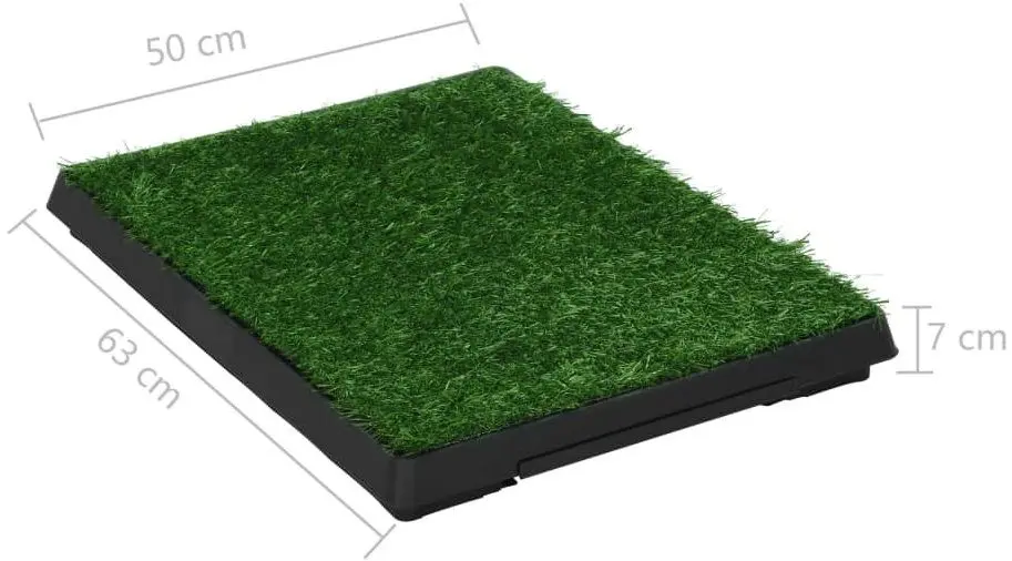 Туалет для домашних животных VidaXL 170766 (Green/Black)