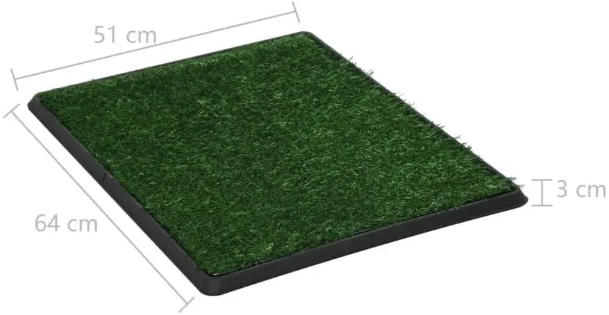 Туалет для домашних животных VidaXL 170768 (Green/Black)