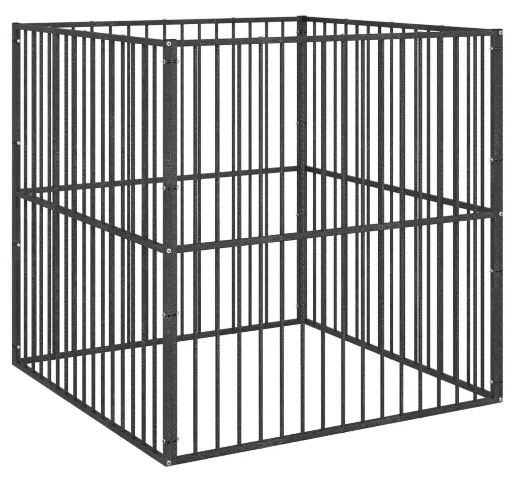 Tarc pentru animale de companie VidaXL 172209 (Black)