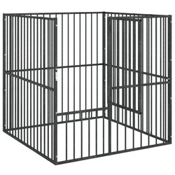 Загон для домашних животных VidaXL 172210 (Black) Thumb