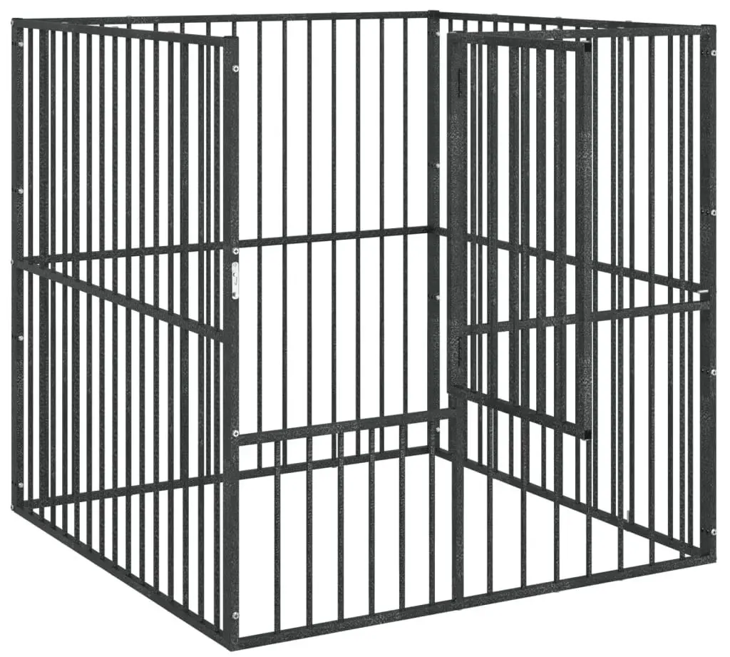 Загон для домашних животных VidaXL 172210 (Black)