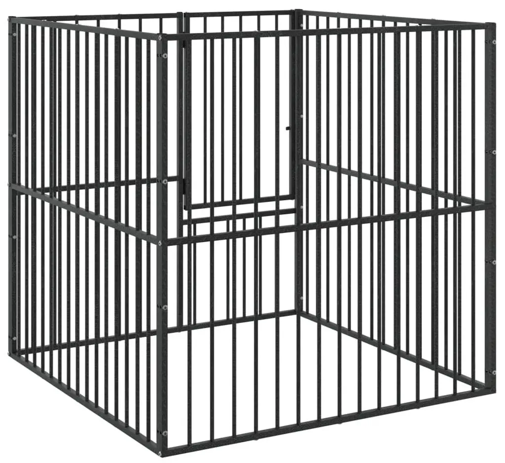 Загон для домашних животных VidaXL 172210 (Black)