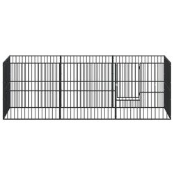 Загон для домашних животных VidaXL 3209557 (Black) Thumb