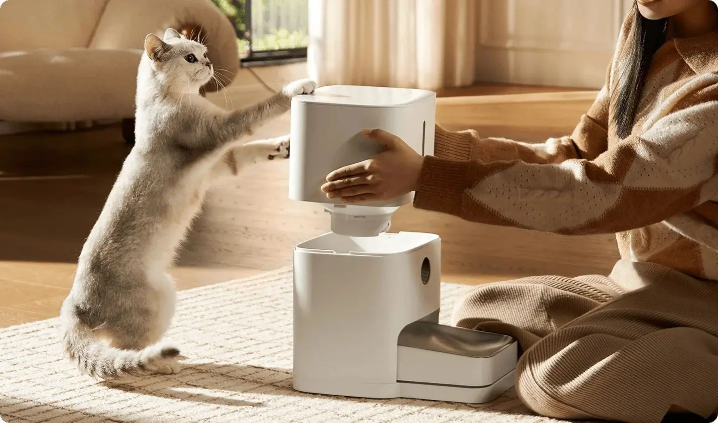 Hrănitor automat pentru animale de companie Xiaomi Smart Pet Food Feeder 2 (White)
