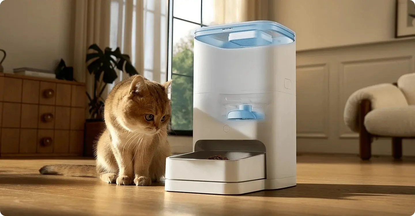 Hrănitor automat pentru animale de companie Xiaomi Smart Pet Food Feeder 2 (White)