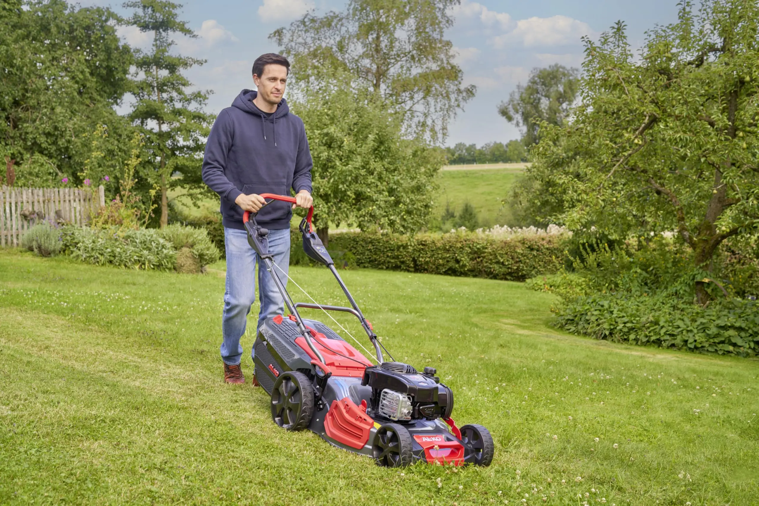 Masina de tuns iarba pe benzina Al-Ko Premium 524 VS-B (Red/Black)