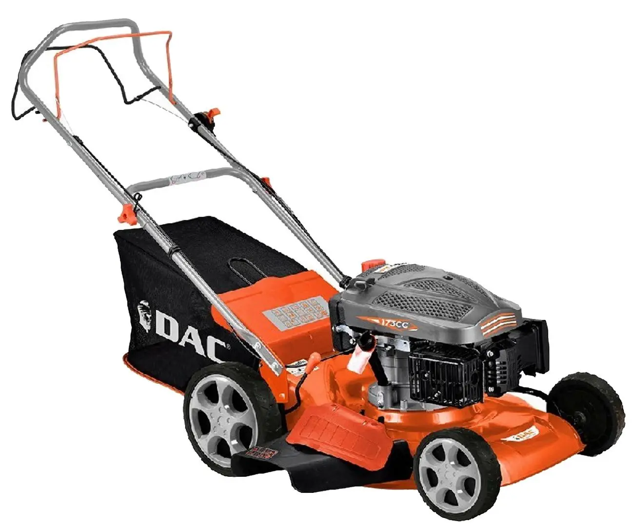 Бензиновая газонокосилка Ruris DAC 130XL (Orange/Black)