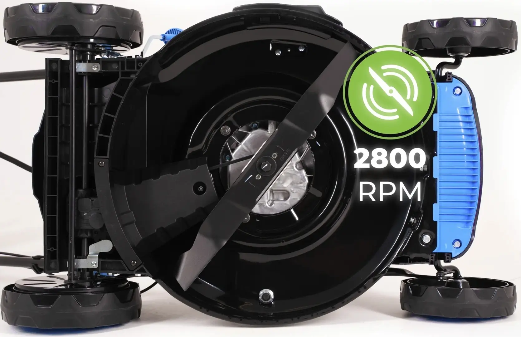 Бензиновая газонокосилка Hexwelt Mower 150 HW-KS-150 (Blue/Black) - 2