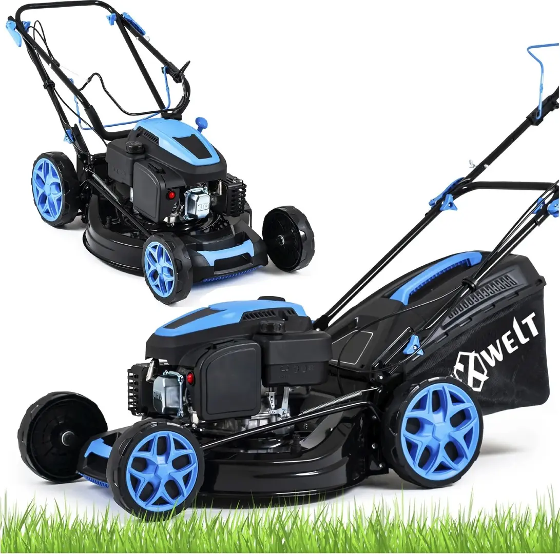 Бензиновая газонокосилка Hexwelt Mower 200 HW-KS-200 (Blue/Black)