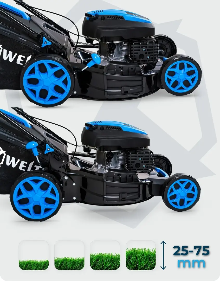 Бензиновая газонокосилка Hexwelt Mower 200 HW-KS-200 (Blue/Black)