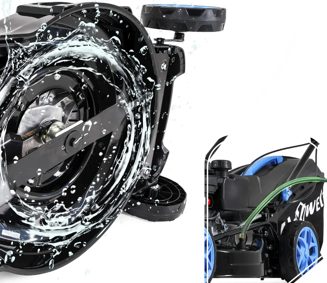 Бензиновая газонокосилка Hexwelt Mower 200 HW-KS-200 (Blue/Black)