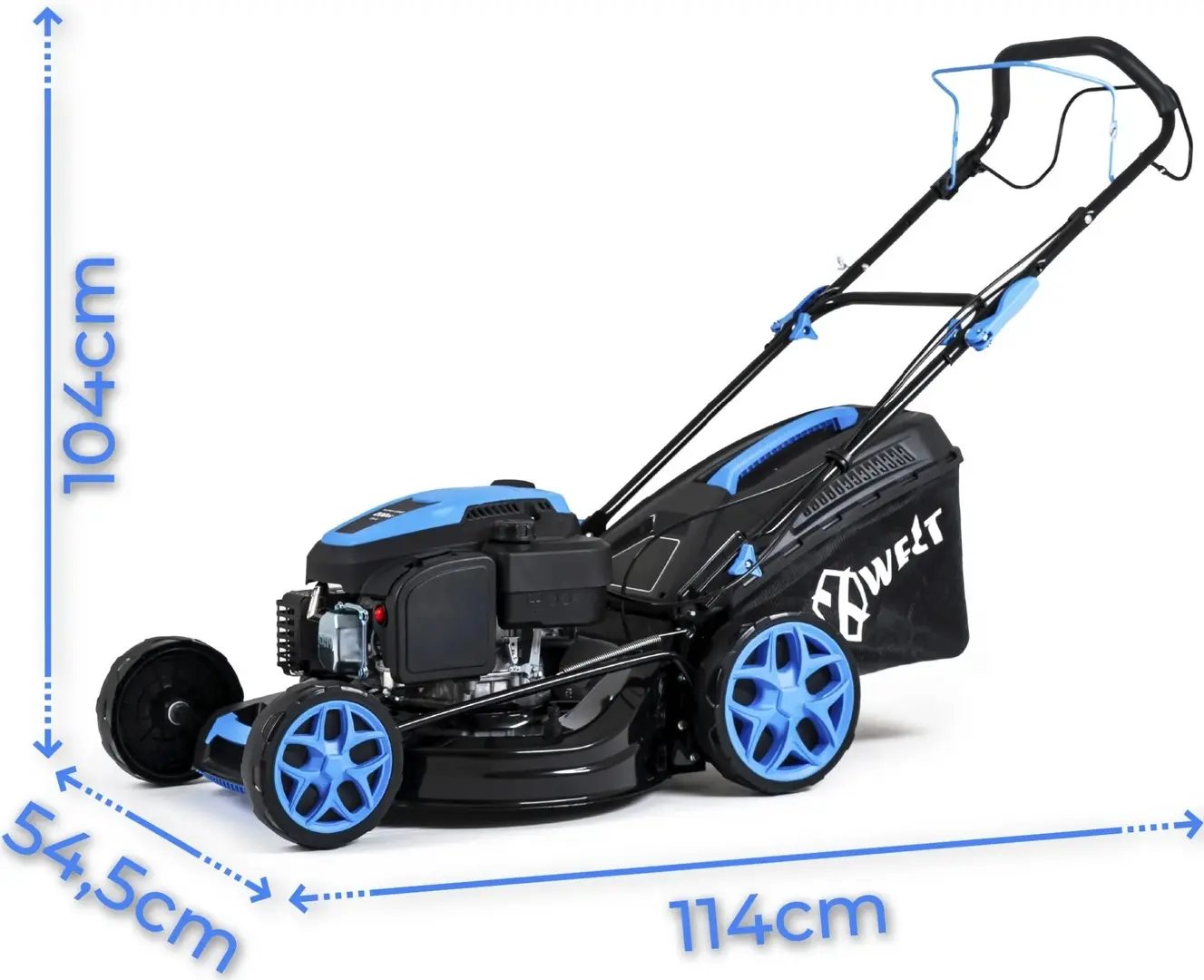Бензиновая газонокосилка Hexwelt Mower 200 HW-KS-200 (Blue/Black)