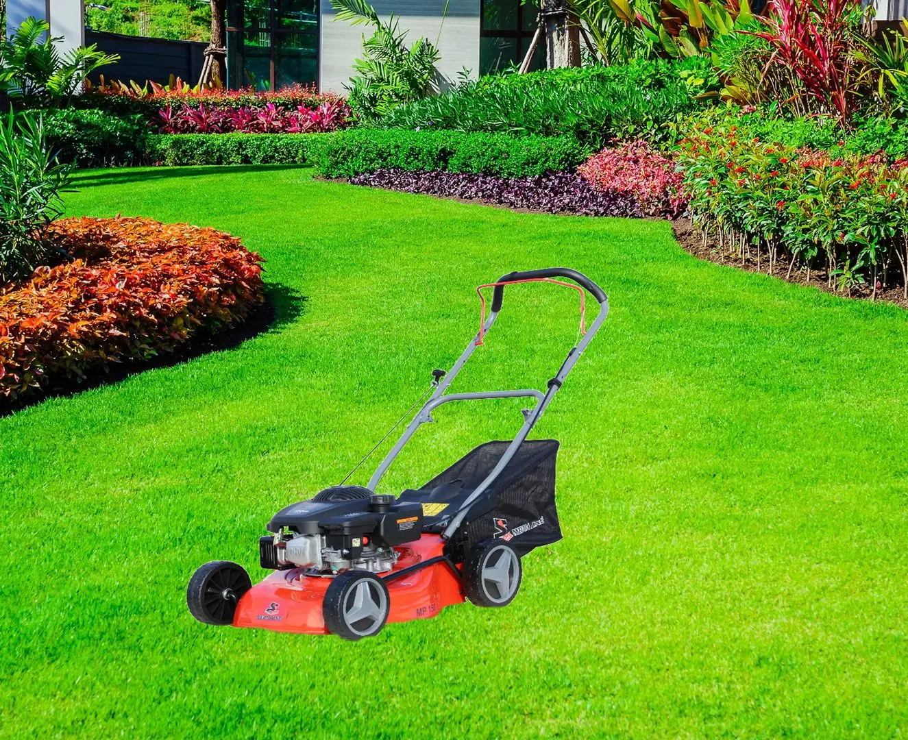 Бензиновая газонокосилка Media Line MP 150 (Orange/Black)
