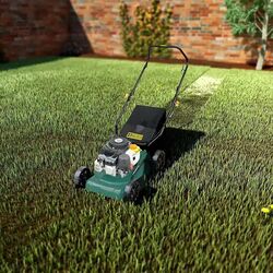 Бензиновая газонокосилка FPLM132H-6 (Black/Green) Thumb