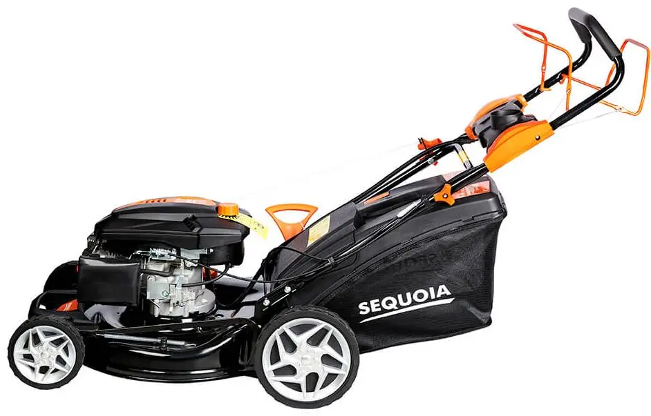 Masina de tuns iarba pe benzina Sequoia SPLM5100E (Black/Orange)