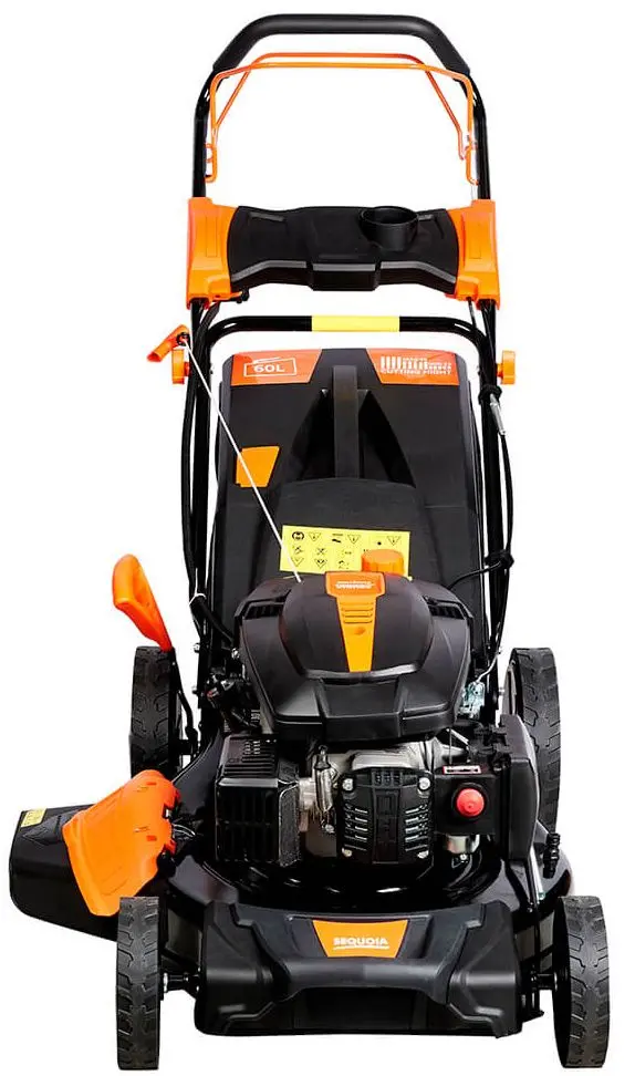 Masina de tuns iarba pe benzina Sequoia SPLM5100E (Black/Orange)