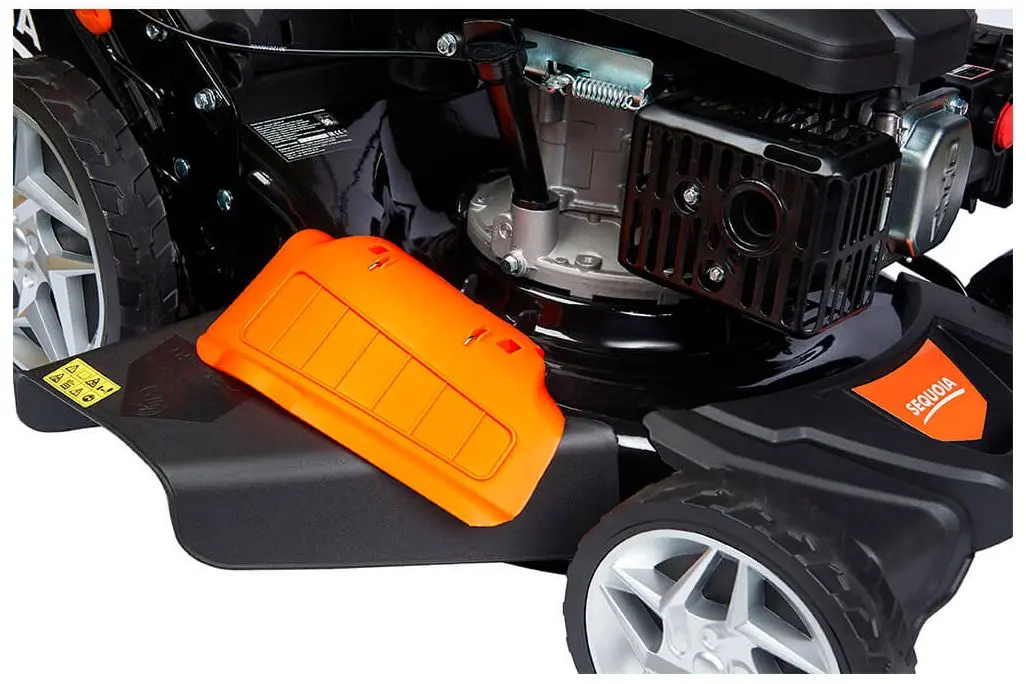 Masina de tuns iarba pe benzina Sequoia SPLM5100E (Black/Orange)