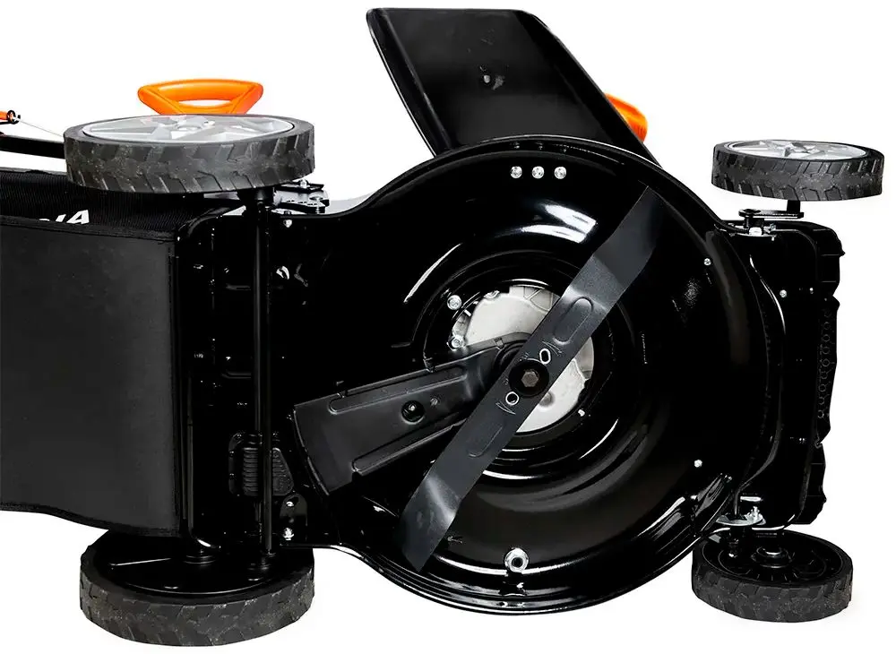 Masina de tuns iarba pe benzina Sequoia SPLM5100E (Black/Orange)