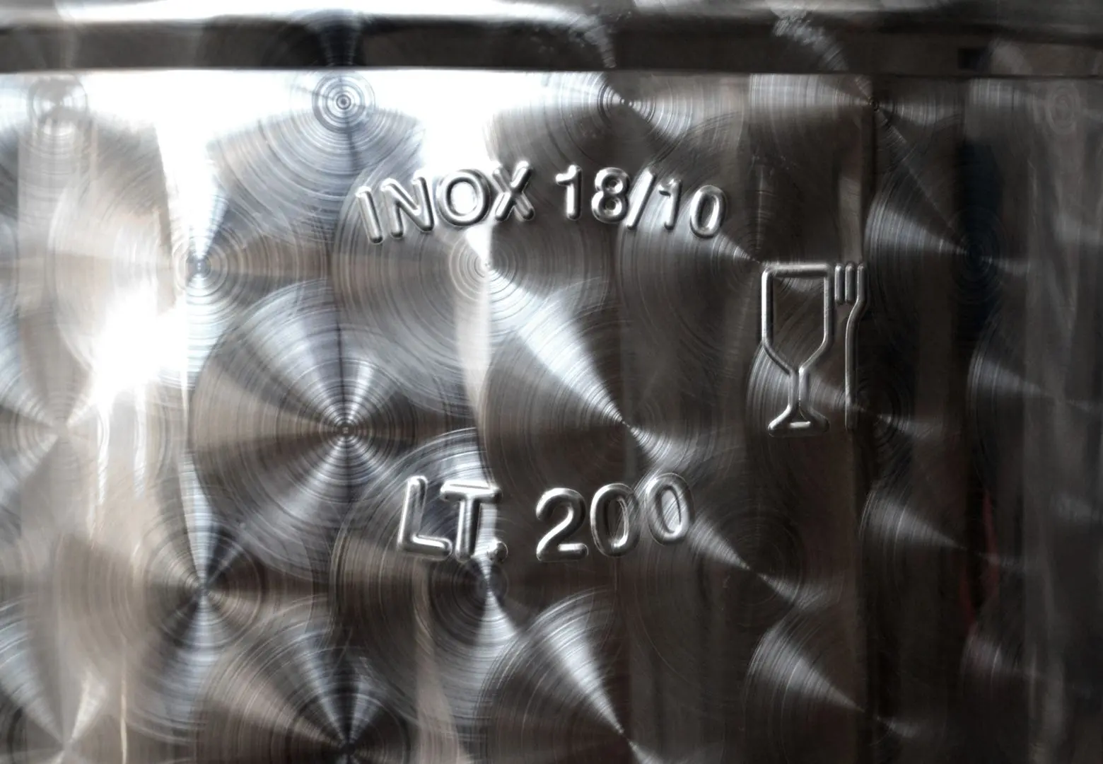 Rezervor pentru fermentare si stocare vin Italy Steel 200l (Inox) - 4