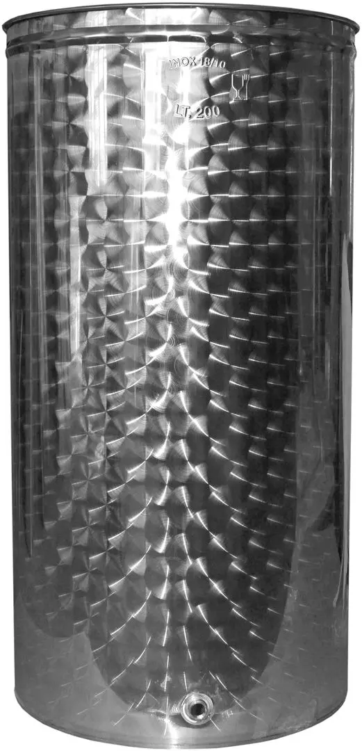 Rezervor pentru fermentare si stocare vin Italy Steel 200l (Inox)