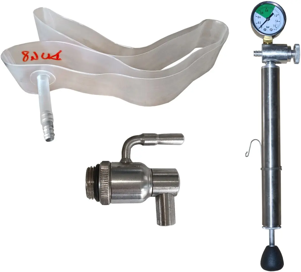 Rezervor pentru fermentare si stocare vin Italy Steel 200l (Inox) - 6