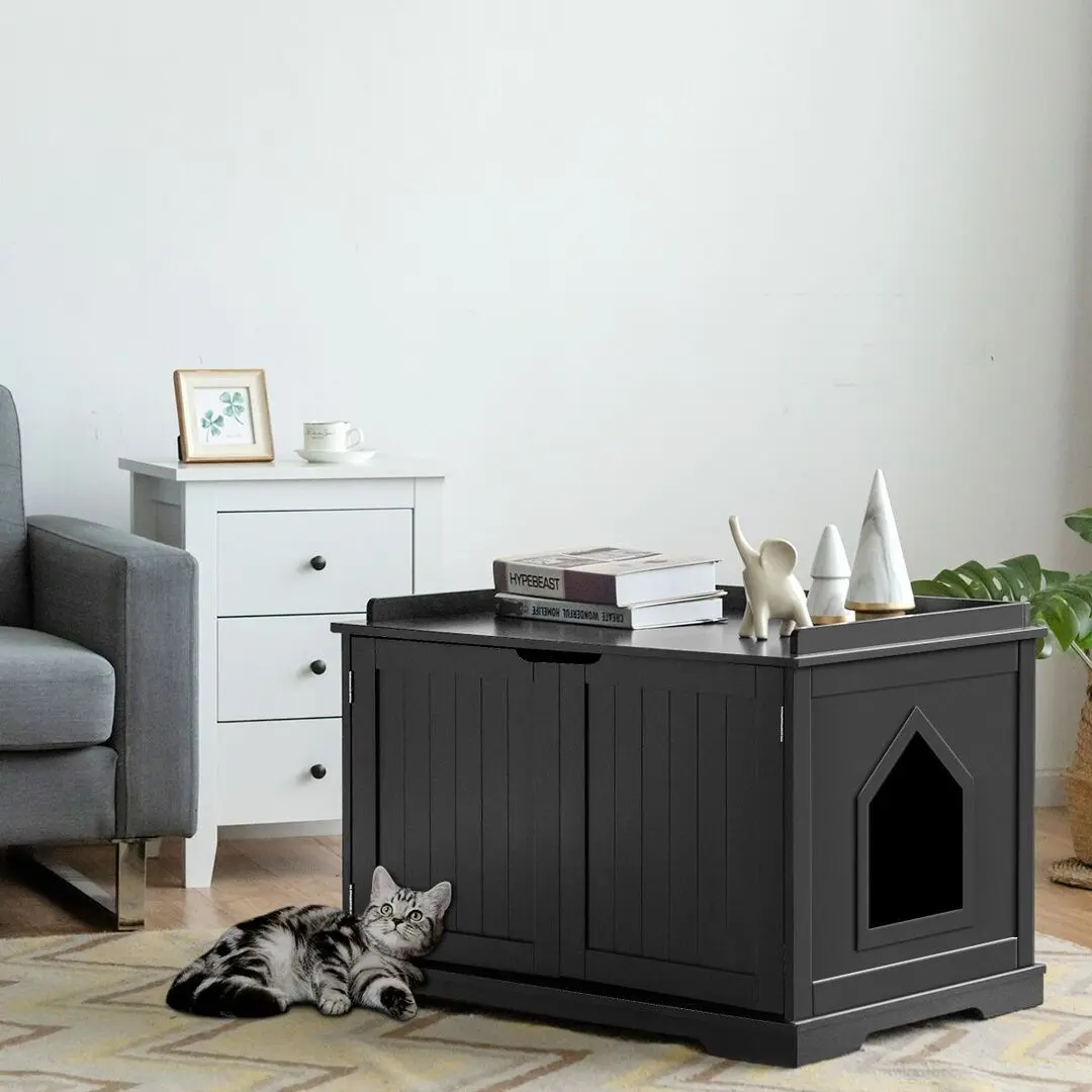 Домик для кошек Costway HW65619BK (Black) - 5