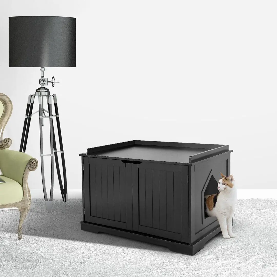 Домик для кошек Costway HW65619BK (Black) - 6