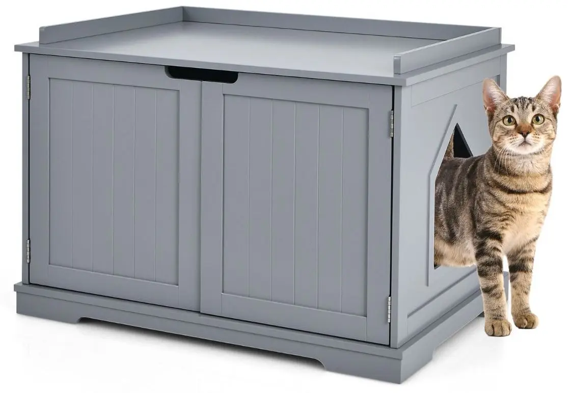 Домик для кошек Costway HW65619GR (Grey)