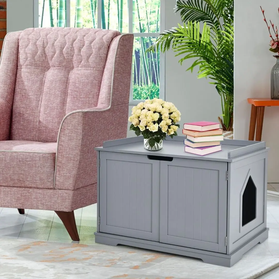 Домик для кошек Costway HW65619GR (Grey)