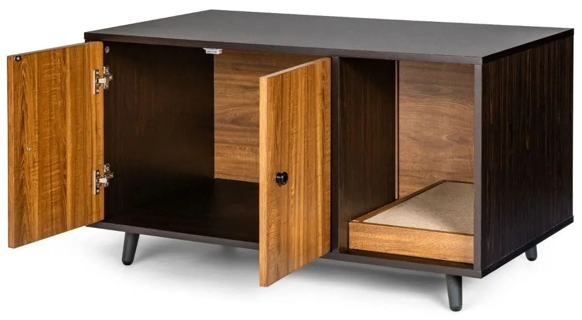 Casuta pentru pisici Costway PV10002CF (Coffee)